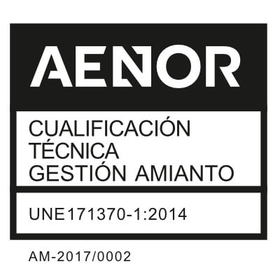 Cualificación técnica gestión amianto certificado aenor agd