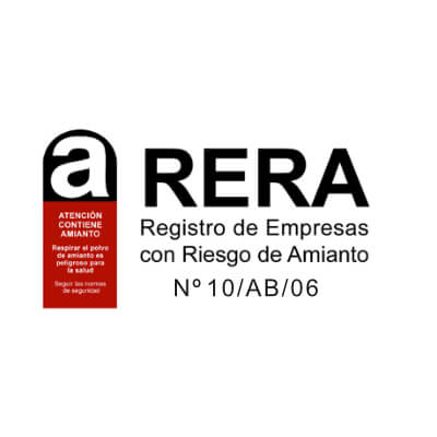 rera atención riesgo amianto agd certificado